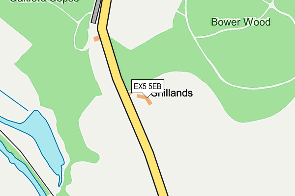 EX5 5EB map - OS OpenMap – Local (Ordnance Survey)