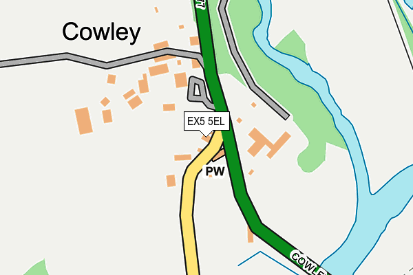 EX5 5EL map - OS OpenMap – Local (Ordnance Survey)