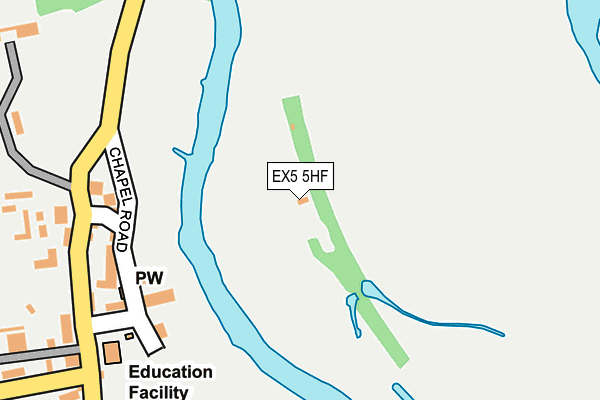 EX5 5HF map - OS OpenMap – Local (Ordnance Survey)