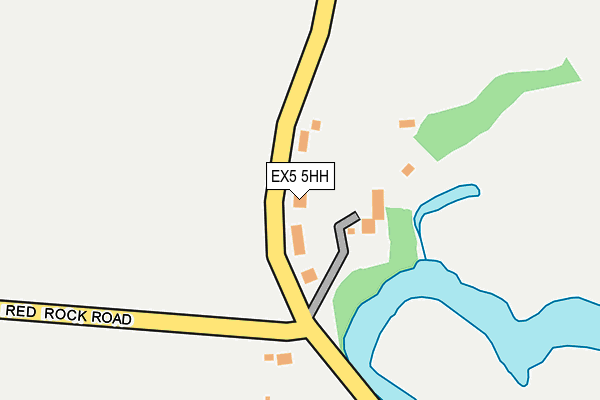 EX5 5HH map - OS OpenMap – Local (Ordnance Survey)
