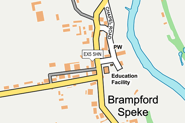 EX5 5HN map - OS OpenMap – Local (Ordnance Survey)