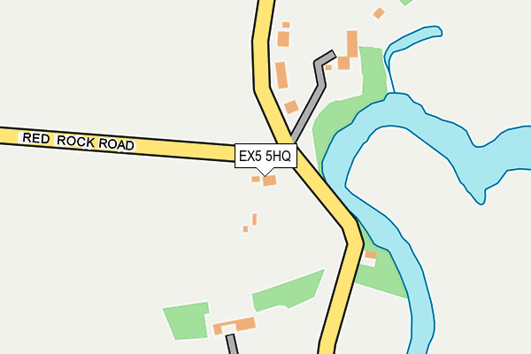 EX5 5HQ map - OS OpenMap – Local (Ordnance Survey)
