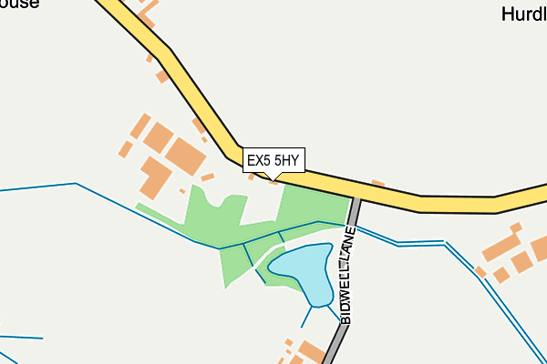 EX5 5HY map - OS OpenMap – Local (Ordnance Survey)