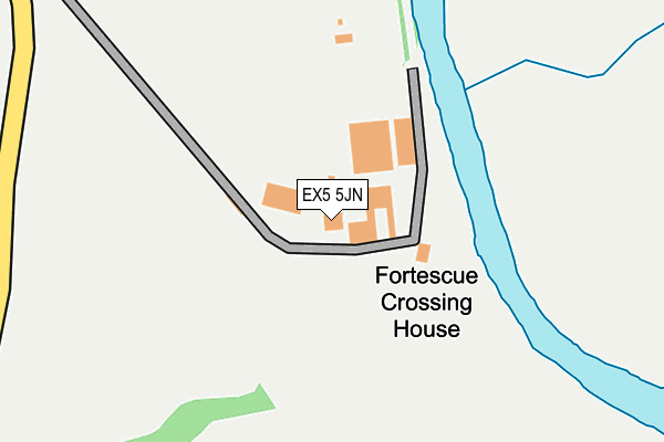 EX5 5JN map - OS OpenMap – Local (Ordnance Survey)