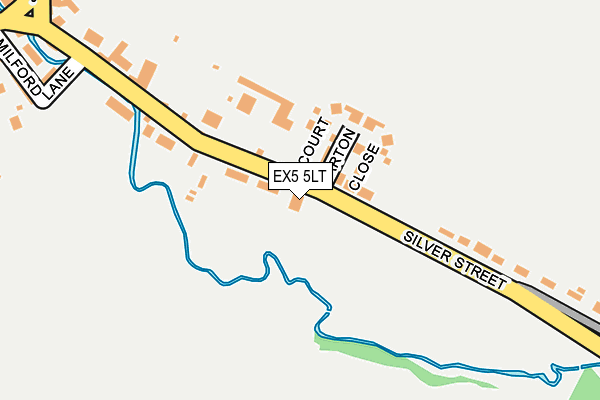 EX5 5LT map - OS OpenMap – Local (Ordnance Survey)