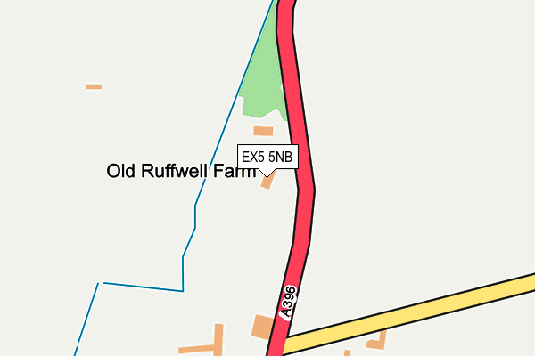 EX5 5NB map - OS OpenMap – Local (Ordnance Survey)