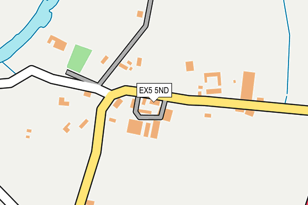 EX5 5ND map - OS OpenMap – Local (Ordnance Survey)