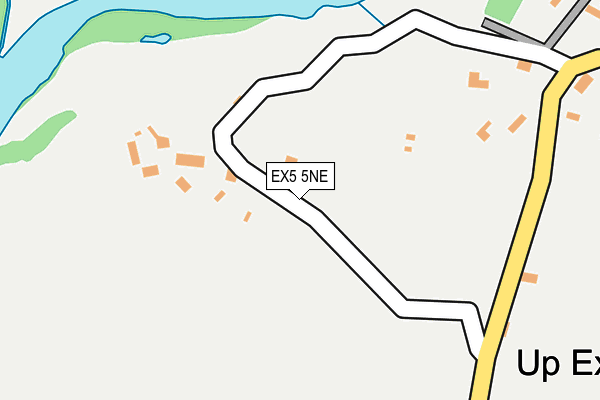 EX5 5NE map - OS OpenMap – Local (Ordnance Survey)