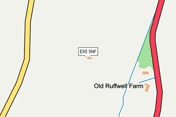 EX5 5NF map - OS OpenMap – Local (Ordnance Survey)