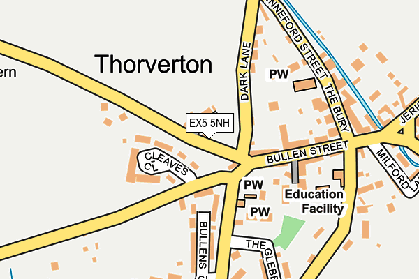 EX5 5NH map - OS OpenMap – Local (Ordnance Survey)