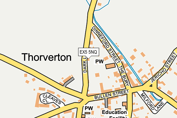 EX5 5NQ map - OS OpenMap – Local (Ordnance Survey)