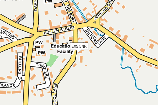 EX5 5NR map - OS OpenMap – Local (Ordnance Survey)