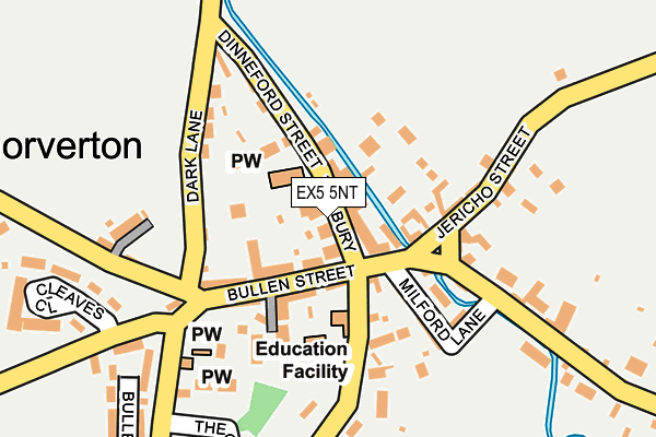 EX5 5NT map - OS OpenMap – Local (Ordnance Survey)