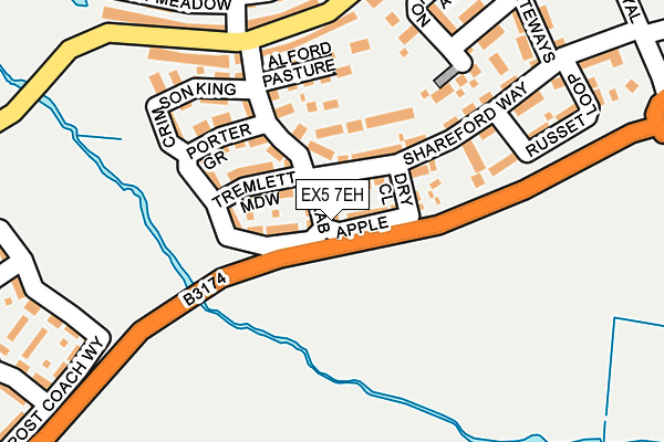 EX5 7EH map - OS OpenMap – Local (Ordnance Survey)