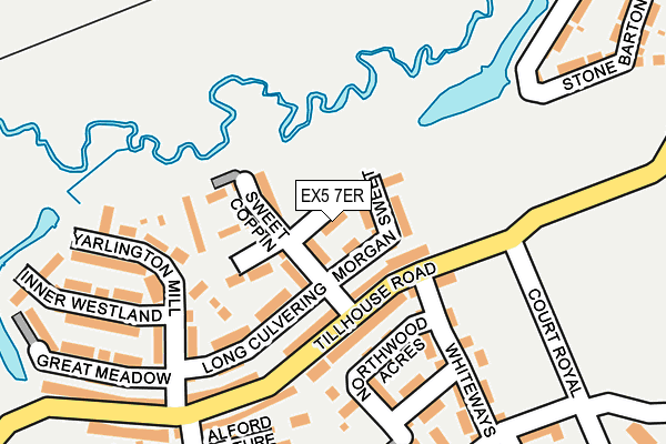 EX5 7ER map - OS OpenMap – Local (Ordnance Survey)
