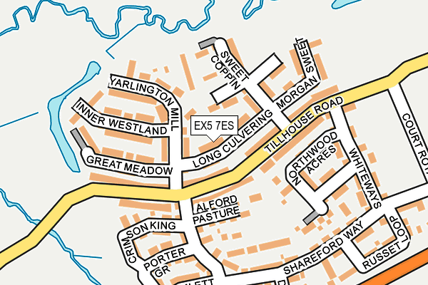 EX5 7ES map - OS OpenMap – Local (Ordnance Survey)