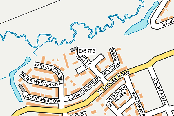 EX5 7FB map - OS OpenMap – Local (Ordnance Survey)