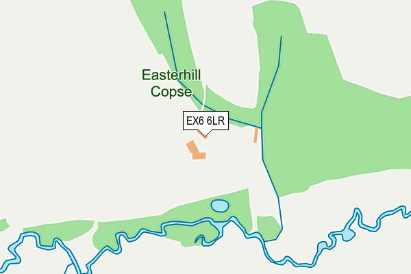 EX6 6LR map - OS OpenMap – Local (Ordnance Survey)