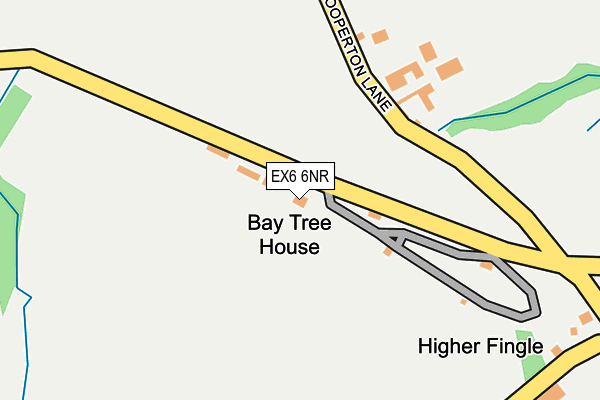 EX6 6NR map - OS OpenMap – Local (Ordnance Survey)