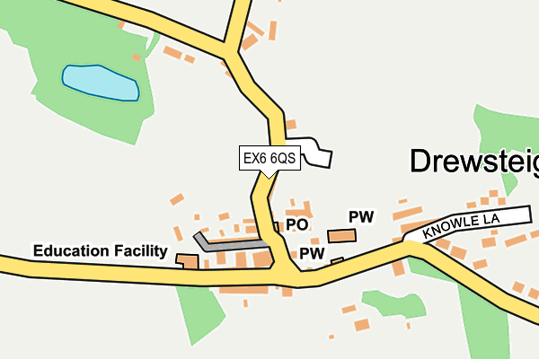 EX6 6QS map - OS OpenMap – Local (Ordnance Survey)