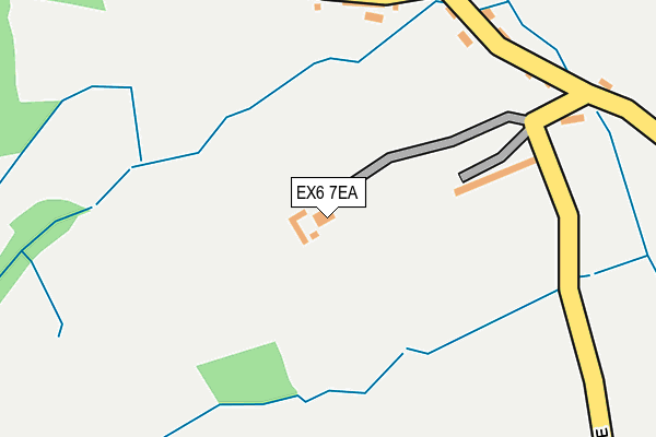 EX6 7EA map - OS OpenMap – Local (Ordnance Survey)