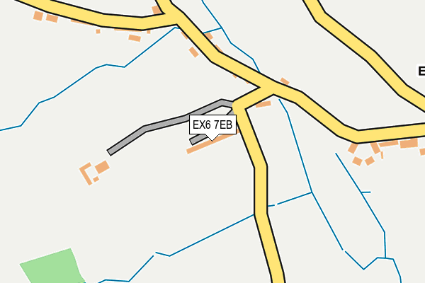 EX6 7EB map - OS OpenMap – Local (Ordnance Survey)