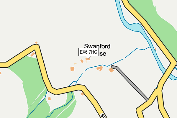 EX6 7HG map - OS OpenMap – Local (Ordnance Survey)