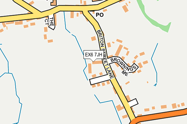 EX6 7JH map - OS OpenMap – Local (Ordnance Survey)