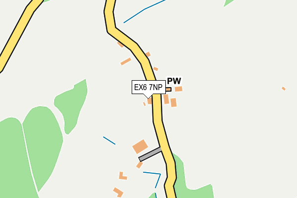 EX6 7NP map - OS OpenMap – Local (Ordnance Survey)