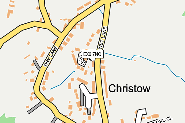 EX6 7NQ map - OS OpenMap – Local (Ordnance Survey)