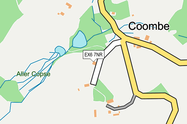 EX6 7NR map - OS OpenMap – Local (Ordnance Survey)