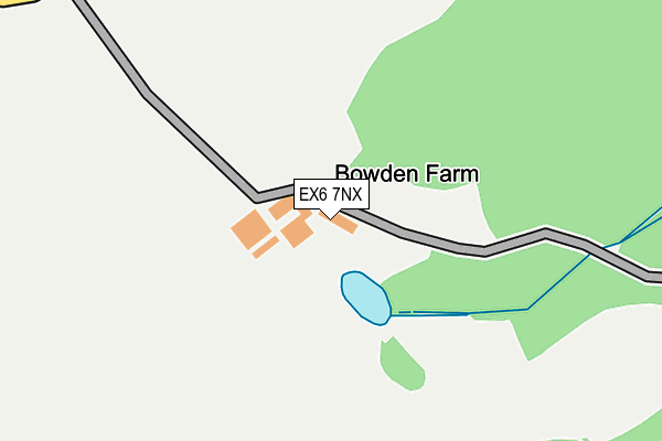 EX6 7NX map - OS OpenMap – Local (Ordnance Survey)