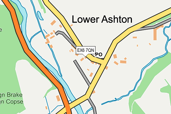 EX6 7QN map - OS OpenMap – Local (Ordnance Survey)