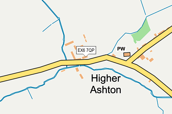 EX6 7QP map - OS OpenMap – Local (Ordnance Survey)