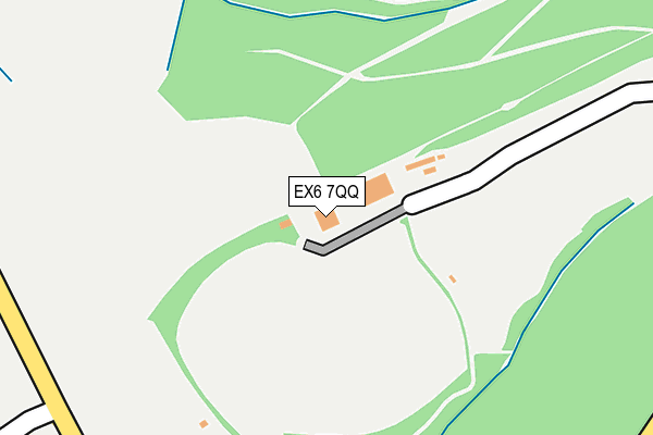 EX6 7QQ map - OS OpenMap – Local (Ordnance Survey)