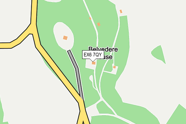 EX6 7QY map - OS OpenMap – Local (Ordnance Survey)