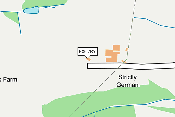 EX6 7RY map - OS OpenMap – Local (Ordnance Survey)