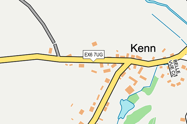 EX6 7UG map - OS OpenMap – Local (Ordnance Survey)