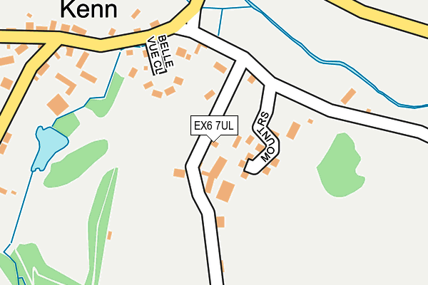 EX6 7UL map - OS OpenMap – Local (Ordnance Survey)