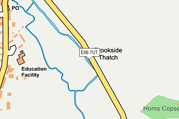 EX6 7UT map - OS OpenMap – Local (Ordnance Survey)