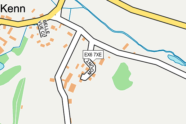 EX6 7XE map - OS OpenMap – Local (Ordnance Survey)