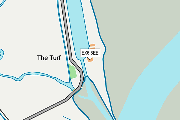 EX6 8EE map - OS OpenMap – Local (Ordnance Survey)