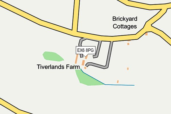EX6 8PG map - OS OpenMap – Local (Ordnance Survey)
