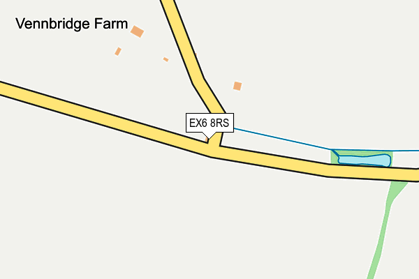 EX6 8RS map - OS OpenMap – Local (Ordnance Survey)