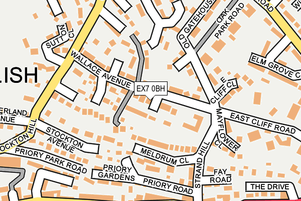 EX7 0BH map - OS OpenMap – Local (Ordnance Survey)