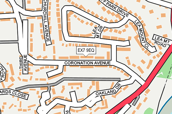 EX7 9EQ map - OS OpenMap – Local (Ordnance Survey)