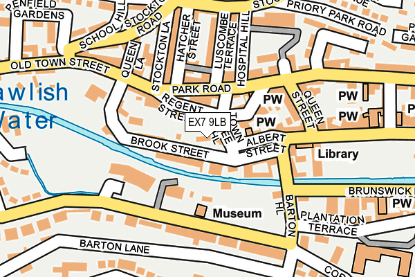 EX7 9LB map - OS OpenMap – Local (Ordnance Survey)