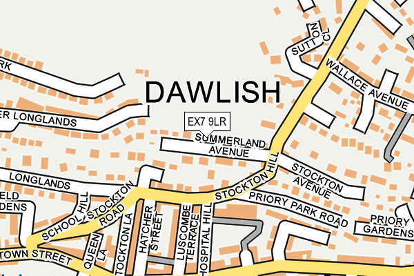 EX7 9LR map - OS OpenMap – Local (Ordnance Survey)