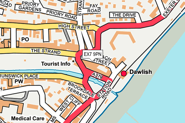 EX7 9PN map - OS OpenMap – Local (Ordnance Survey)