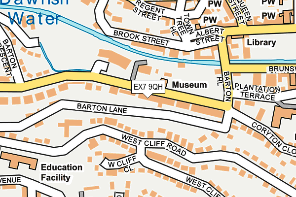 EX7 9QH map - OS OpenMap – Local (Ordnance Survey)